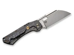 Hot WE Knife Roxi 3 Titanium Tiger Stripe Flame