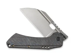 Hot WE Knife Roxi 3 Titanium Tiger Stripe Flame