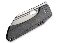 Hot WE Knife Roxi 3 Titanium Tiger Stripe Flame