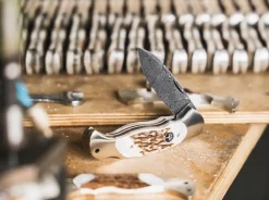 Outlet Böker Manufaktur Solingen Scout Spearpoint Stag Damascus