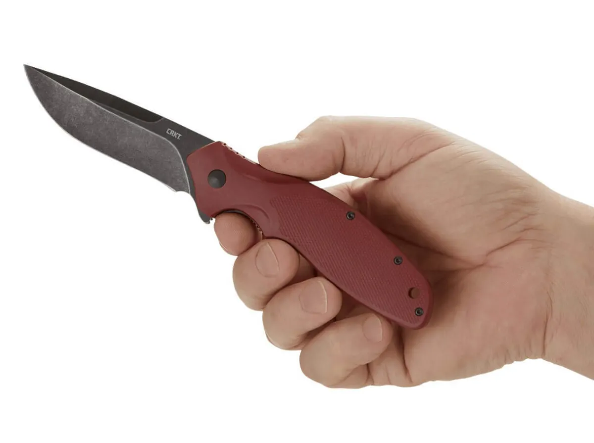 Sale CRKT Shenanigan Red Plain