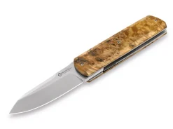 Maserin Silver Sport Knife Dyed Poplar Wood