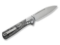 New WE Knife Soothsayer Titanium Al Cf Grey