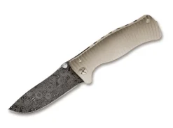 Clearance LionSteel Sr-1 Titanium Damascus