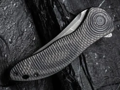 Sale CIVIVI Synergy 3 Damascus G10 Cf Black Trailing Point
