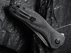 Sale CIVIVI Synergy 3 Damascus G10 Cf Black Trailing Point