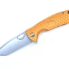 New Honey Badger Tanto Flipper Large Orange