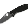 Best Spyderco Tenacious Black Plain