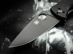 Best Spyderco Tenacious Black Plain
