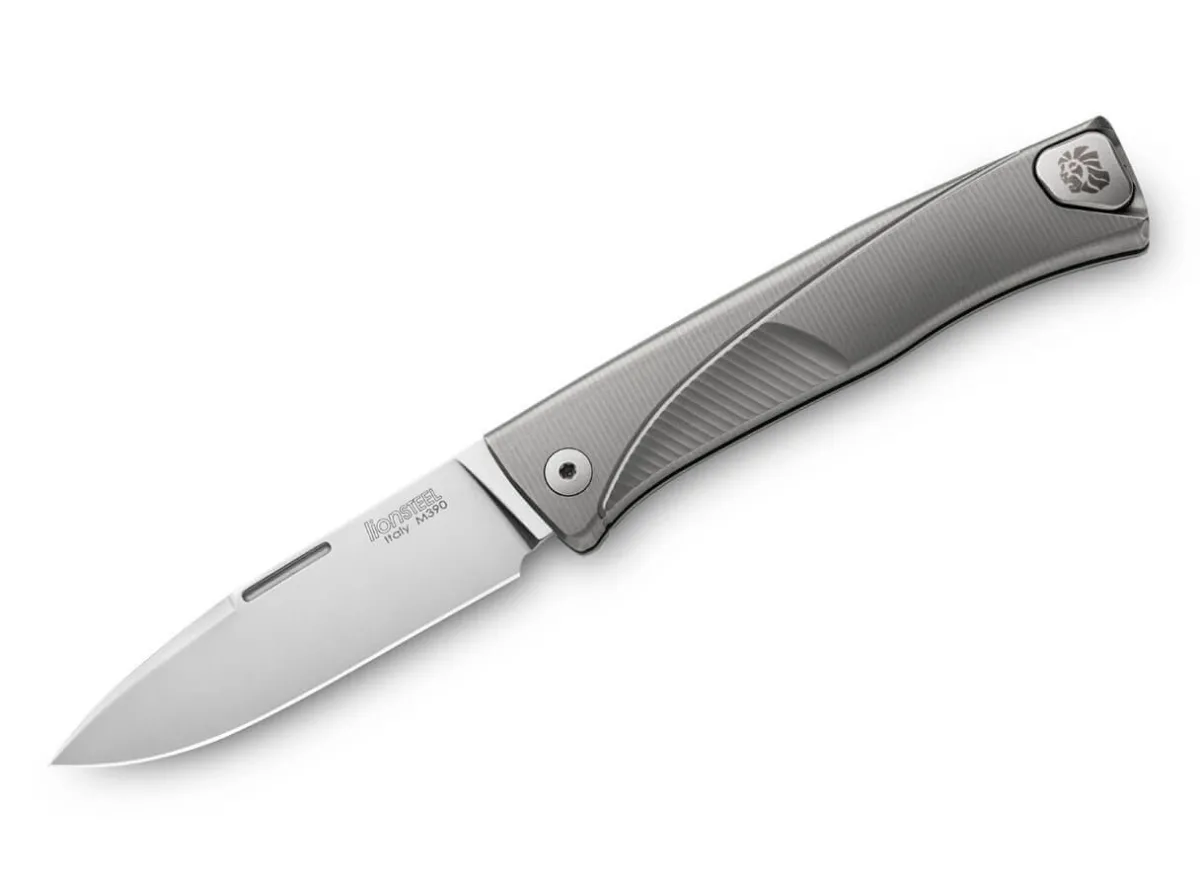 Clearance LionSteel Thrill Titanium Grey