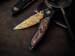 Sale Böker Manufaktur Solingen Tirpitz-Damascus Gold