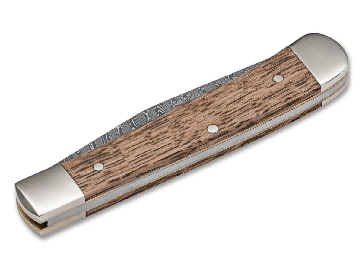 Böker Manufaktur Solingen Trapper Asbach Uralt Damascus