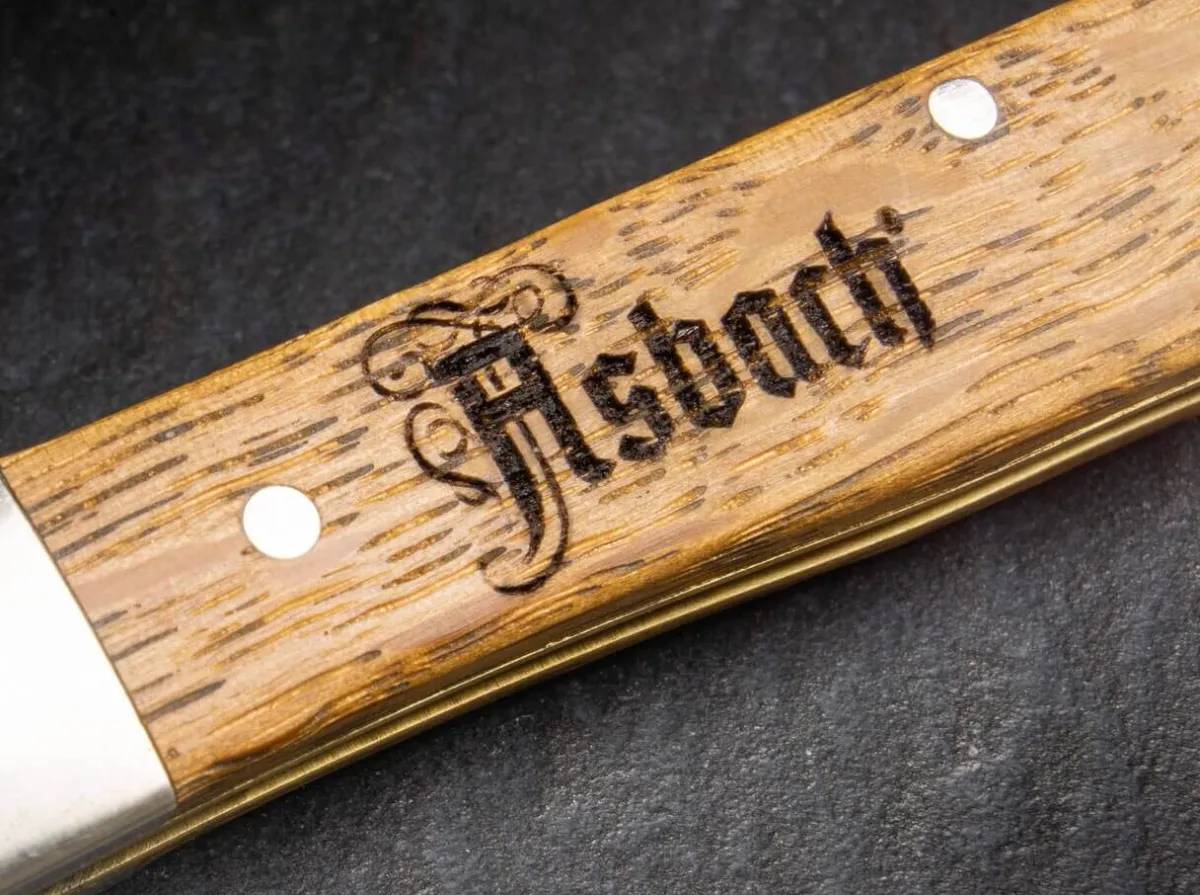 Böker Manufaktur Solingen Trapper Asbach Uralt Damascus