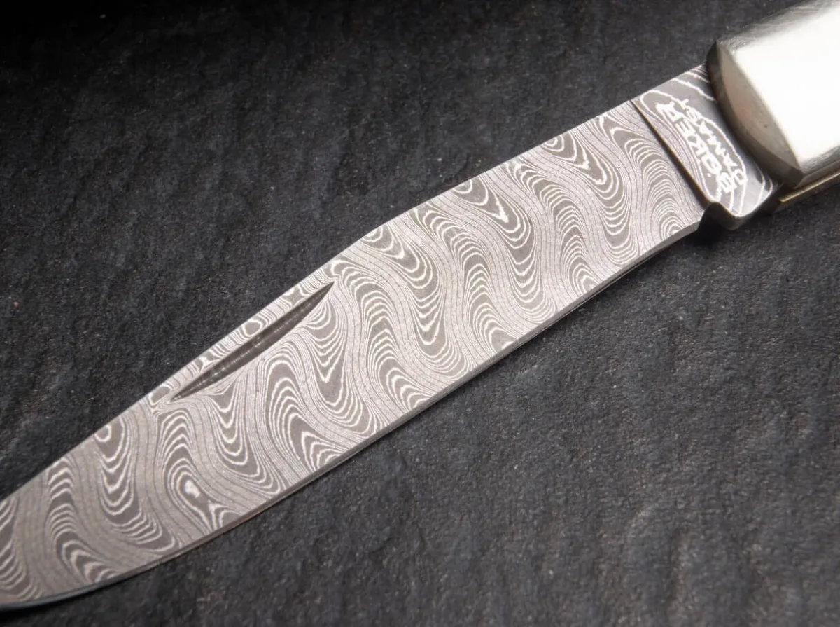 Böker Manufaktur Solingen Trapper Asbach Uralt Damascus