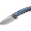 New WE Knife Trogon Titanium Blue