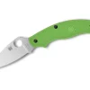 Sale Spyderco Uk Pen Knife Salt Green Lc200N Plainedge