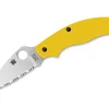 Online Spyderco Uk Penknife Salt Serrated Yellow