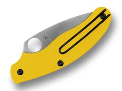Hot Spyderco Uk Penknife Salt Yellow