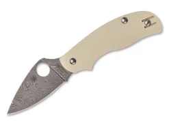 Clearance Spyderco Urban Slipit Ivory G10 Damascus