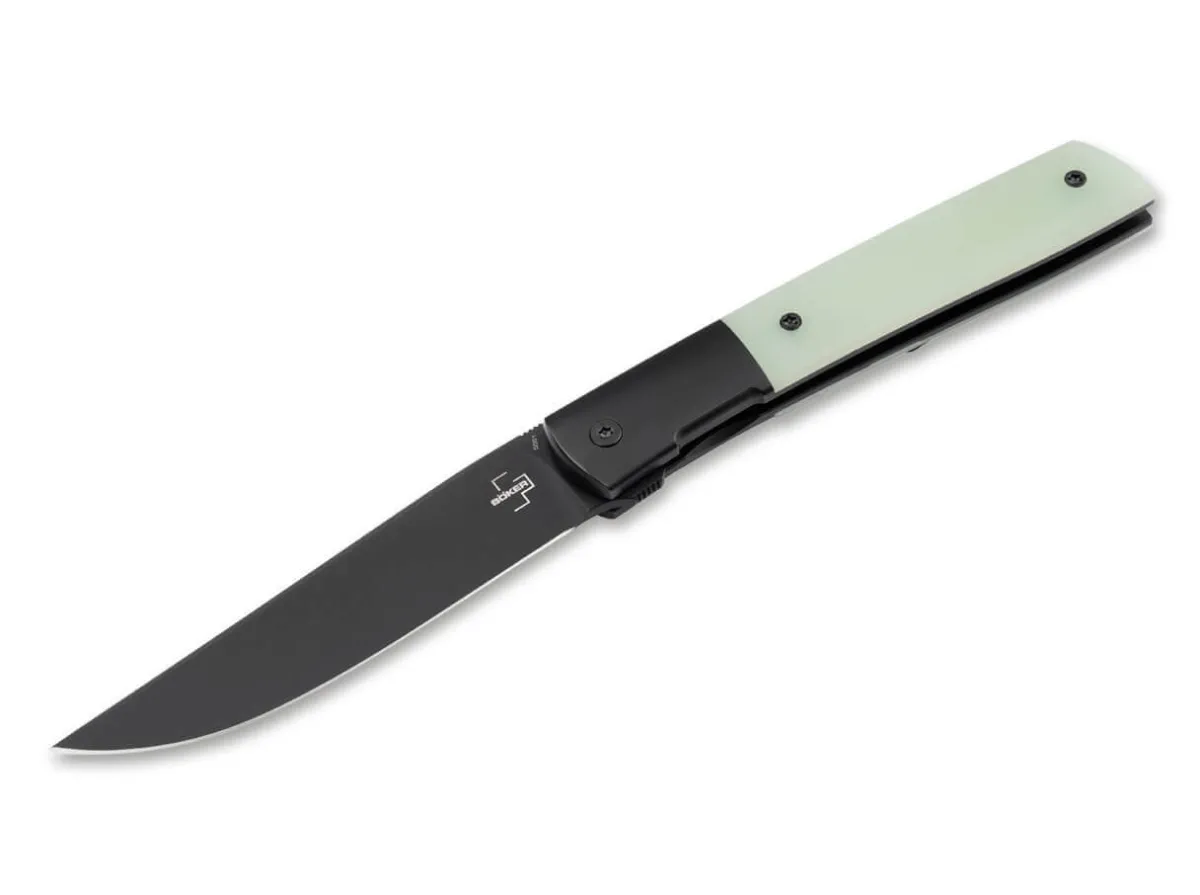 Best Böker Plus Urban Trapper Premium G10 Jade