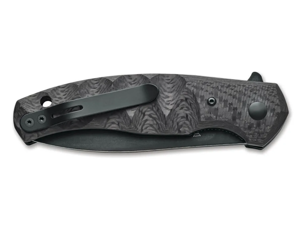 Clearance Fox Knives Ziggy Carbon Fiber Black